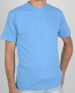 Футболка мужская голубая ― Интернет магазин "Прикольные футболки"