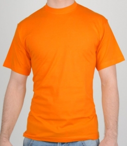Футболка мужская оранжевая ― Интернет магазин "Прикольные футболки"