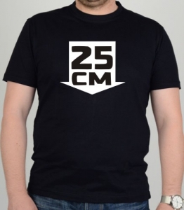 Футболка "25 см" ― Интернет магазин "Прикольные футболки"