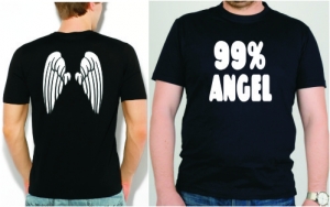 Футболка "99% Ангел" ― Интернет магазин "Прикольные футболки"