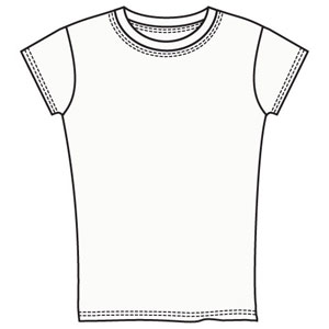Детская (для девочек) белая ― Интернет магазин "Прикольные футболки"