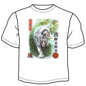 Тигр иероглиф ― Интернет магазин "Прикольные футболки"