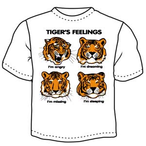 Футболка " 4 тигра" ― Интернет магазин "Прикольные футболки"