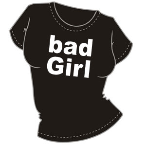 Футболка "Bad Girl 2" ― Интернет магазин "Прикольные футболки"