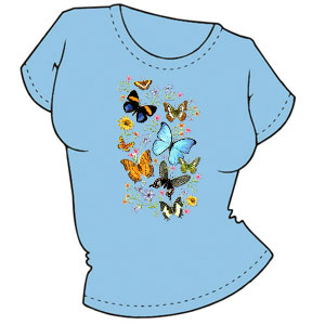 9 бабочек ― Интернет магазин "Прикольные футболки"
