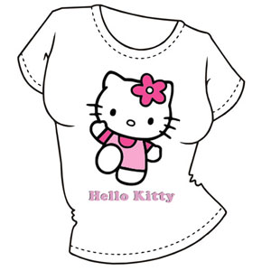 Футболка "Hello Kitty flower" ― Интернет магазин "Прикольные футболки"