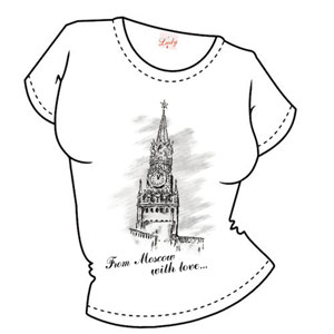 Из Москвы с любовью! Кремль ― Интернет магазин "Прикольные футболки"