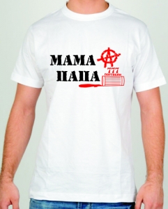 Футболка "Мама, Папа, Анархия" ― Интернет магазин "Прикольные футболки"