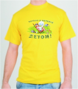 Футболка "Хорошо в деревне летом!" ― Интернет магазин "Прикольные футболки"