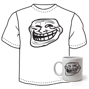 Комплект "Troll face" ― Интернет магазин "Прикольные футболки"