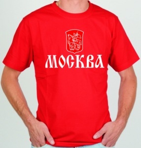 Футболка "Москва герб"  ― Интернет магазин "Прикольные футболки"