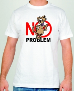 Футболка "No problem" ― Интернет магазин "Прикольные футболки"