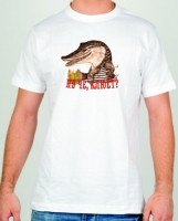  Прикольная футболка "Щука рыболов"
