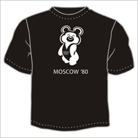 футболка олимпийский мишка