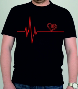 Футболка "Сердце" ― Интернет магазин "Прикольные футболки"