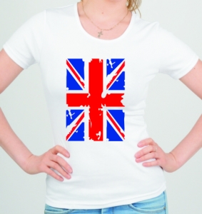Футболка "Флаг Британии" ― Интернет магазин "Прикольные футболки"